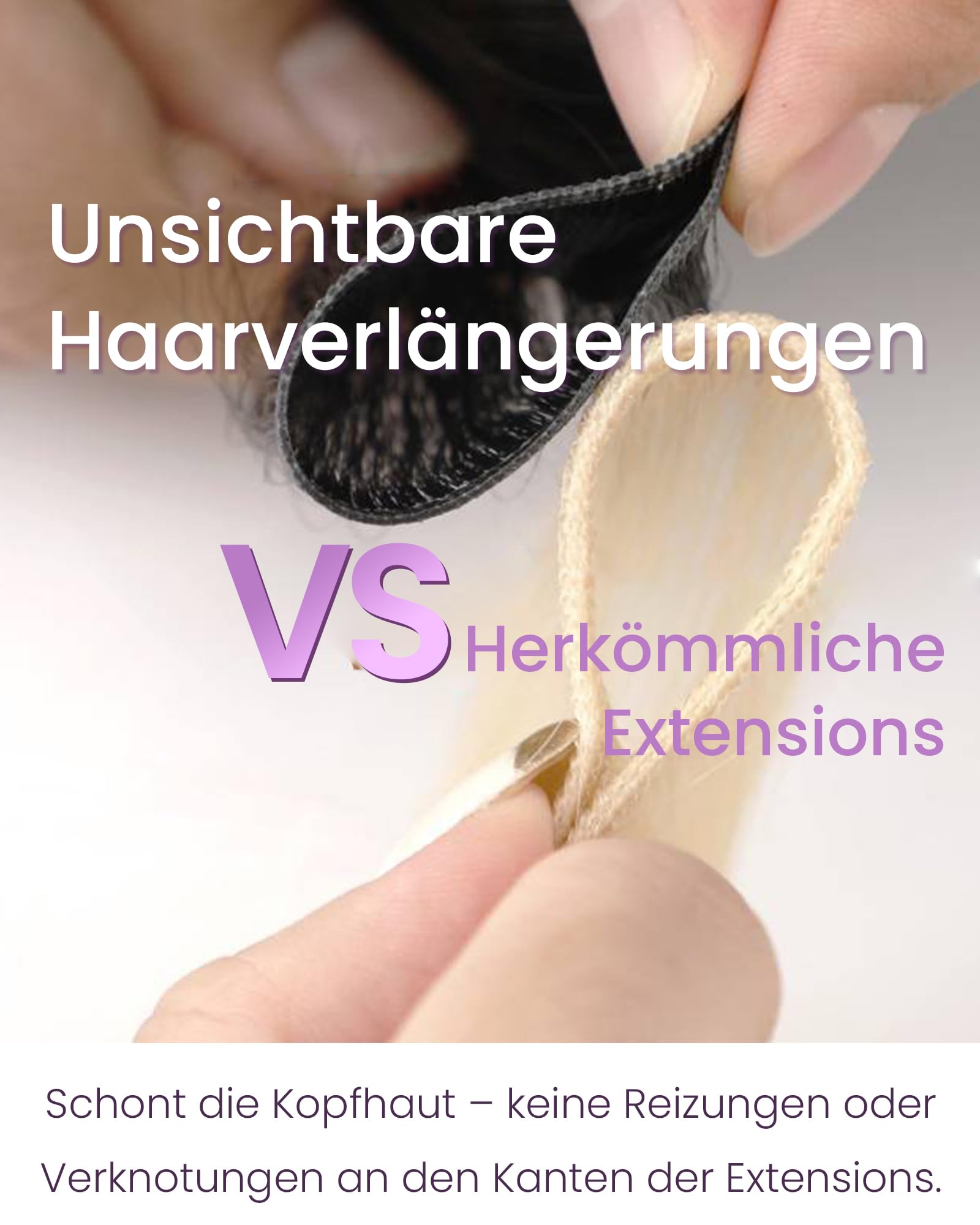 LaaVoo Braun Genius Tressen Echthaar 60cm Echthaar Extensions Tressen Dunkelbraun Haarverlängerung Zum Einnähen Doppelt Hair Weft Extensions Braun #2 80Gramm