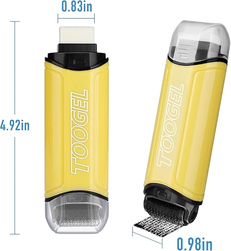 Miniatura 4 de Sello de rodillo de protección contra robo de identidad sello de rodillo confidencial 2 en 1, antirrobo, sello de privacidad y seguridad, bloquea la