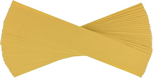 Miniatura 2 de Dura-Gold Hojas de papel de lija PSA precortadas de grano 120 de alta calidad, caja de 20, papel de lija autoadhesivo de 2-34 x 16-12 pulgadas para