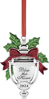 Lenox 895759 2024 Bless This Home Metal Ornament, Christmas