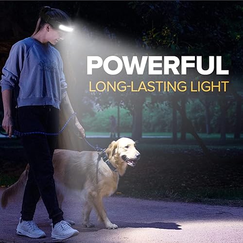 Miniatura 2 de Linterna frontal recargable por USB, 1000 lúmenes y 230 de haz ancho, faro duro, faro LED súper brillante con luz trasera roja, faro impermeable