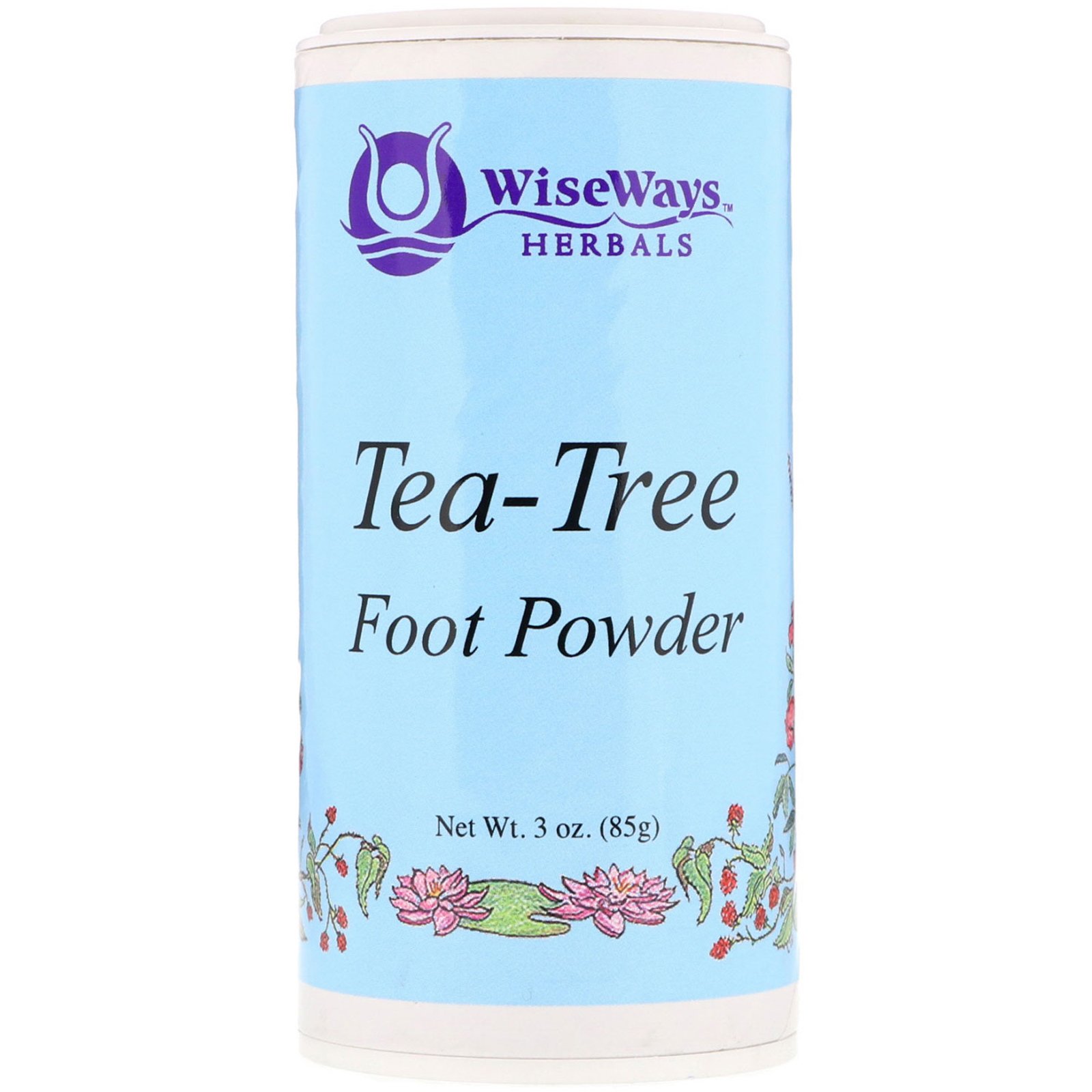 WiseWays Herbals, LLCWiseWays Herbals, LLC, Tea-Tree Foot Powder, 3 oz (85 g)