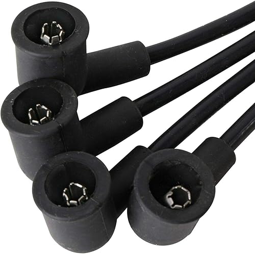 Miniatura 4 de Cables de bujía de encendido de 0.276 in (juego de 4 piezas) para Subaru Forester 2005-2010 para Impreza 2005-2011 para Legacy 2005-2009 para motor