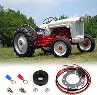 Vista 6 de Kit de conversión de encendido Dexonu Compatible con tractores Ford de 4 cilindros 2N 9N 8N Serie 500-900 V4 Módulo de encendido electrónico de 12v
