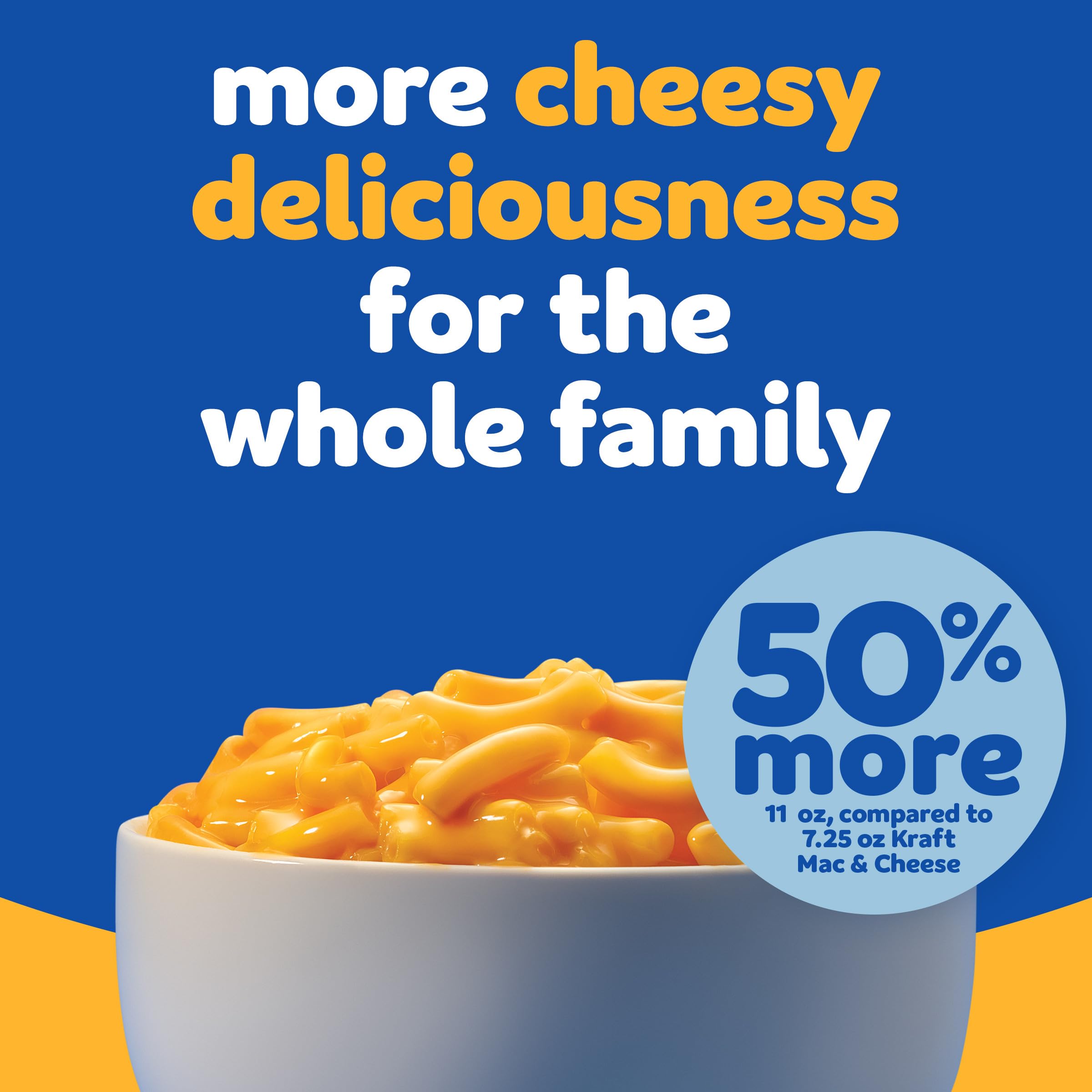 Kraft Mac & Cheese, 1 Box, for Easy Dinner or Dinner Sides, Original Flavor, No Artificial Flavors, Preservatives or Dyes, 11 oz