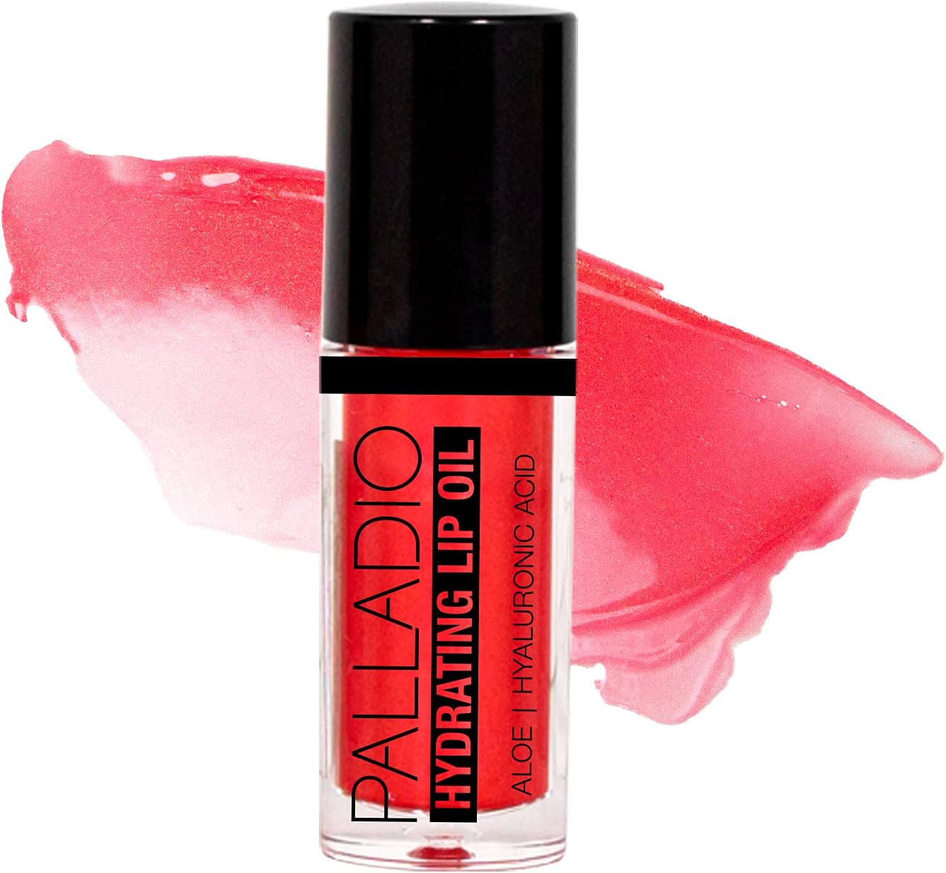 Palladio Hydrating Lip Oil Infused with Hyaluronic Acid, Non-Sticky Formula, Subtle shine with tinted sheer color - Image 3