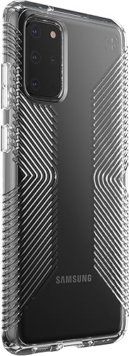 Miniatura 3 de Speck Presidio Perfect Clear - Funda transparente con agarre para Samsung Galaxy S20+, transparente (136375-5085)