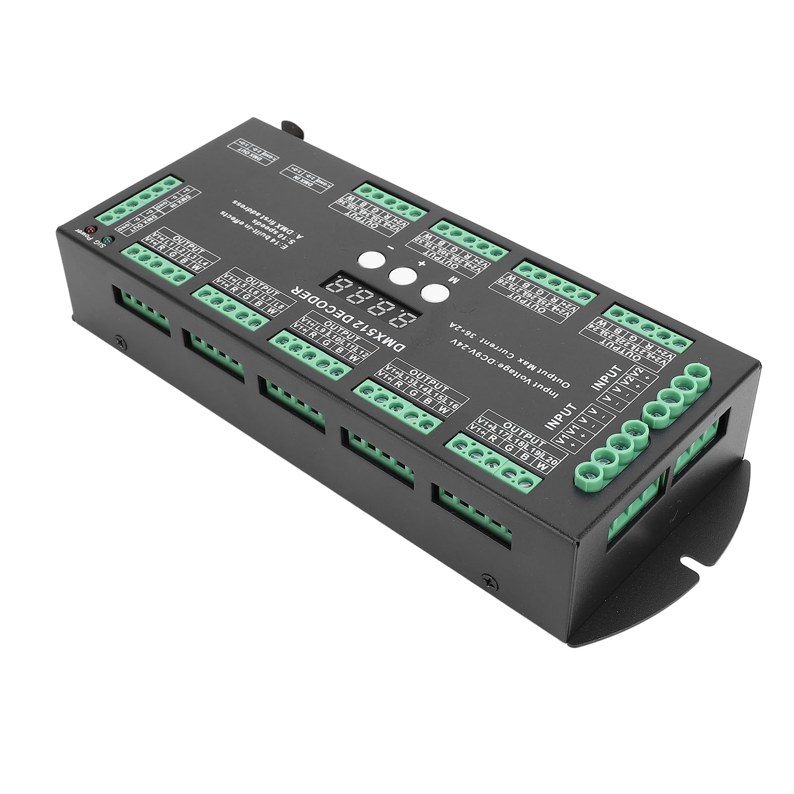 Wakects Decoder 512, 36 Unità Controllo Striscia Rgbw