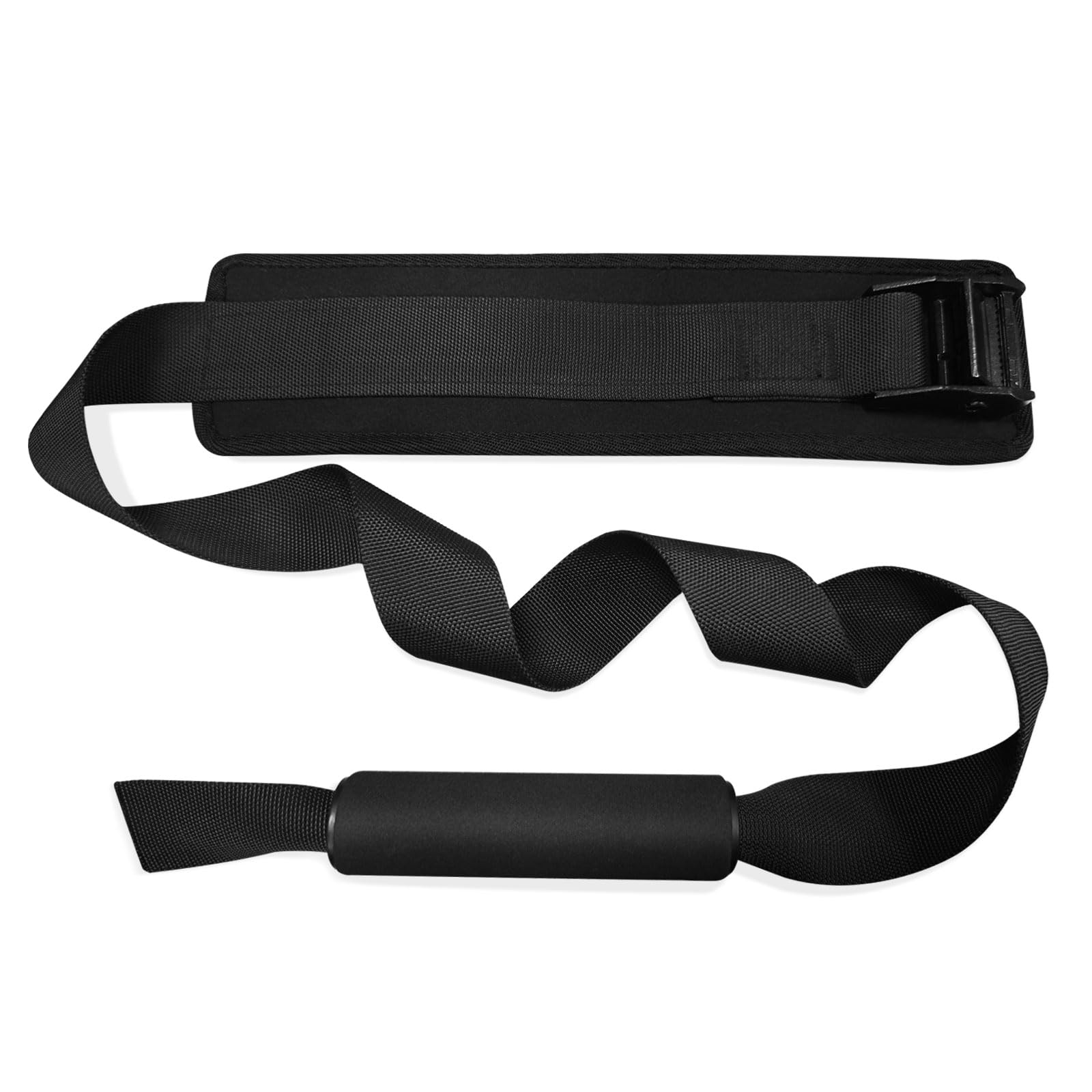Nordic Hamstring Curl Strap - Nordic Curl & Leg Exercise Assisted Strap for Weight Bench & Door - Sit Ups & Glute Workout Aid Belt