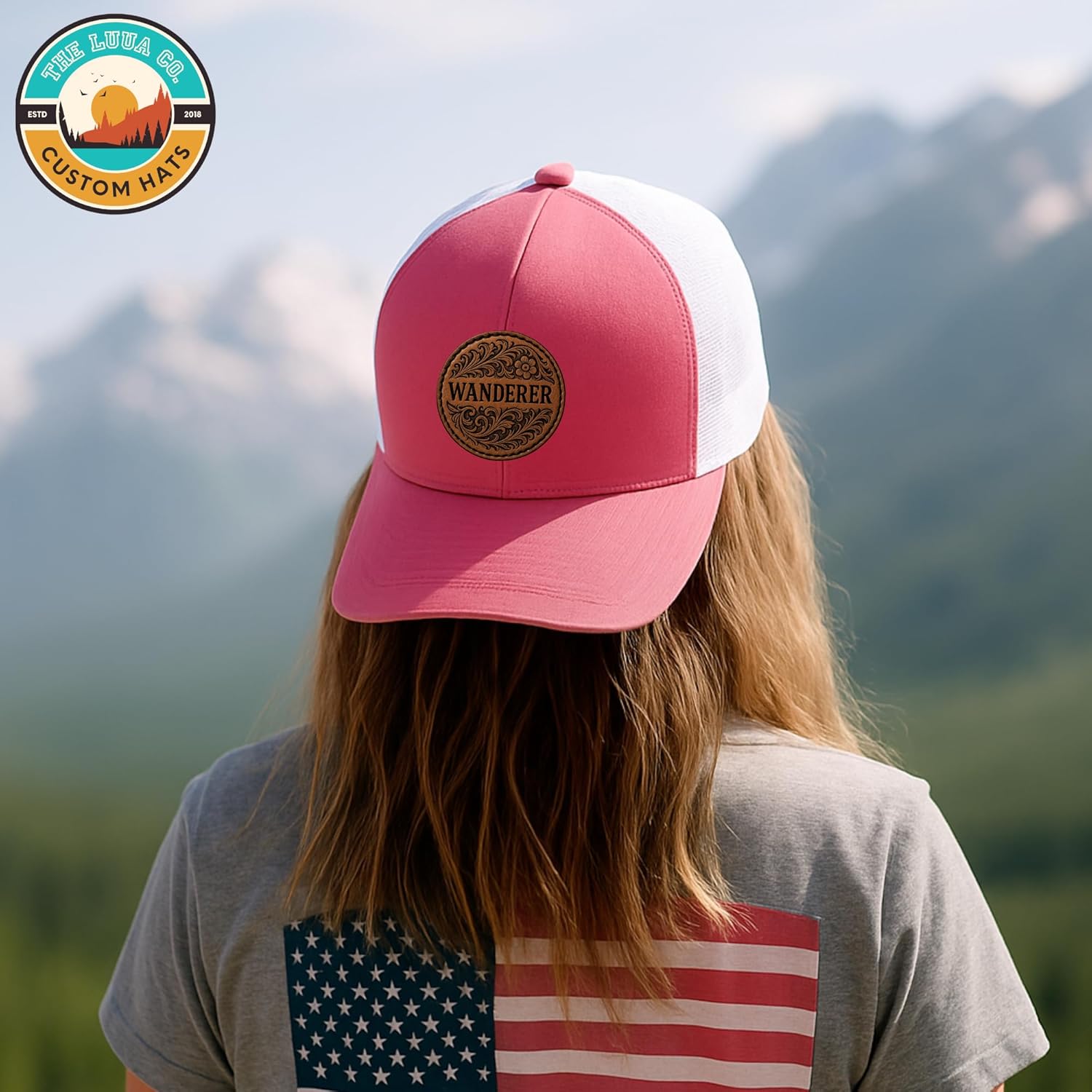 Richardson 112 Full Grain Leather Patch Hat Personalized Hats for Men & Women-Laser Engraved Machine-Stitched - Image 8