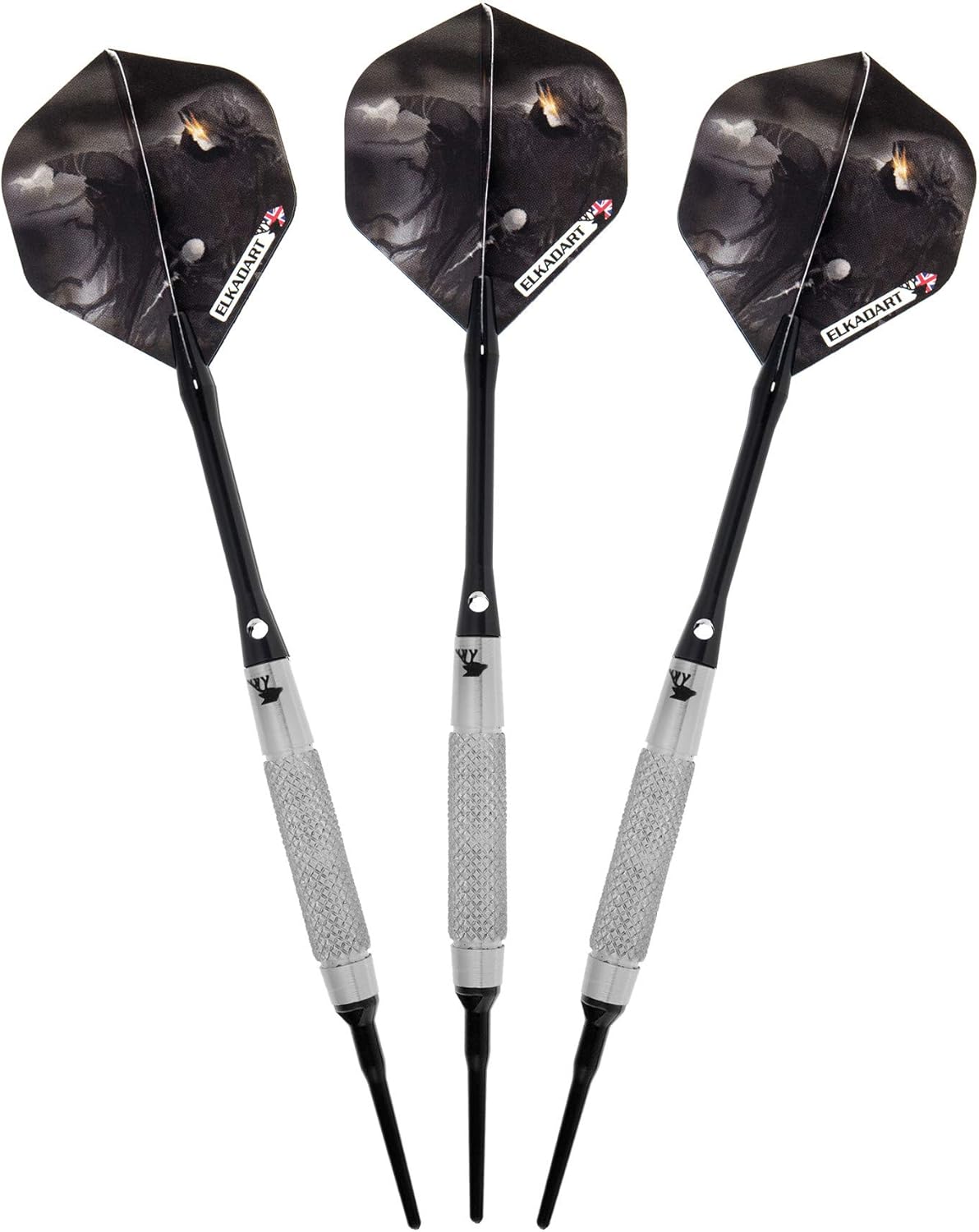 Elkadart Wizard 80% Tungsten Soft Tip Darts with Storage/Travel Case