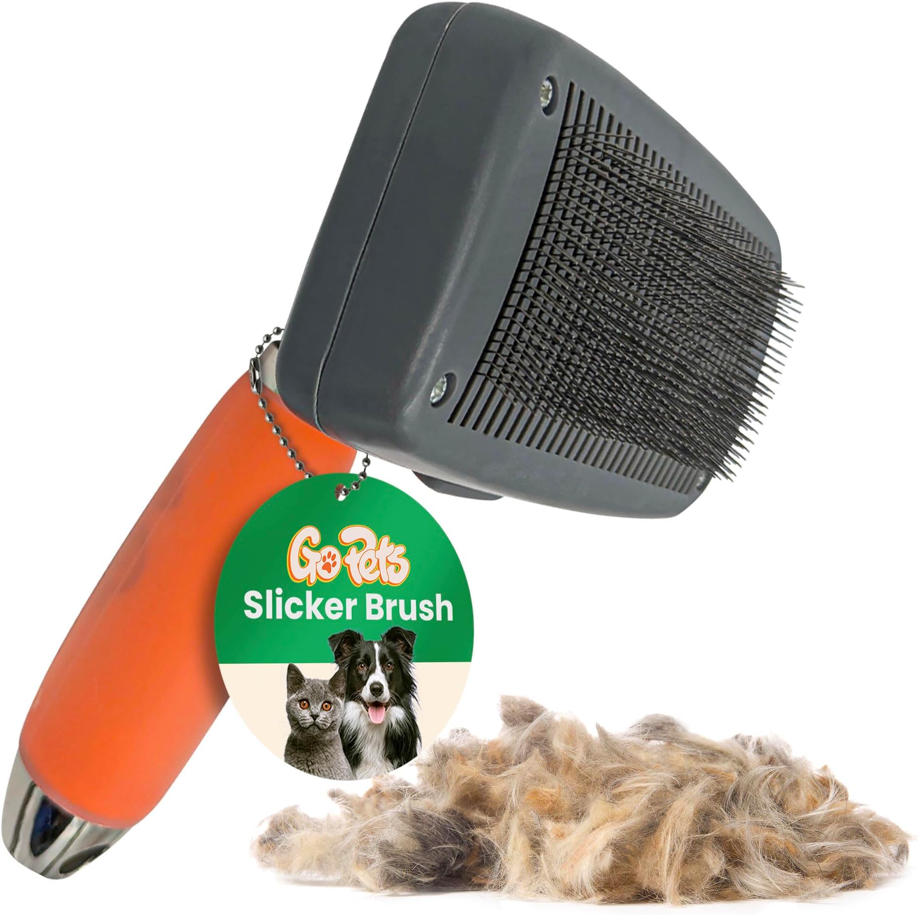 Self-Cleaning Professional Slicker Brush Grooming Comb for Dogs and Cats