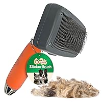 Algopix Similar Product 8 - GoPets SelfCleaning Slicker Brush for