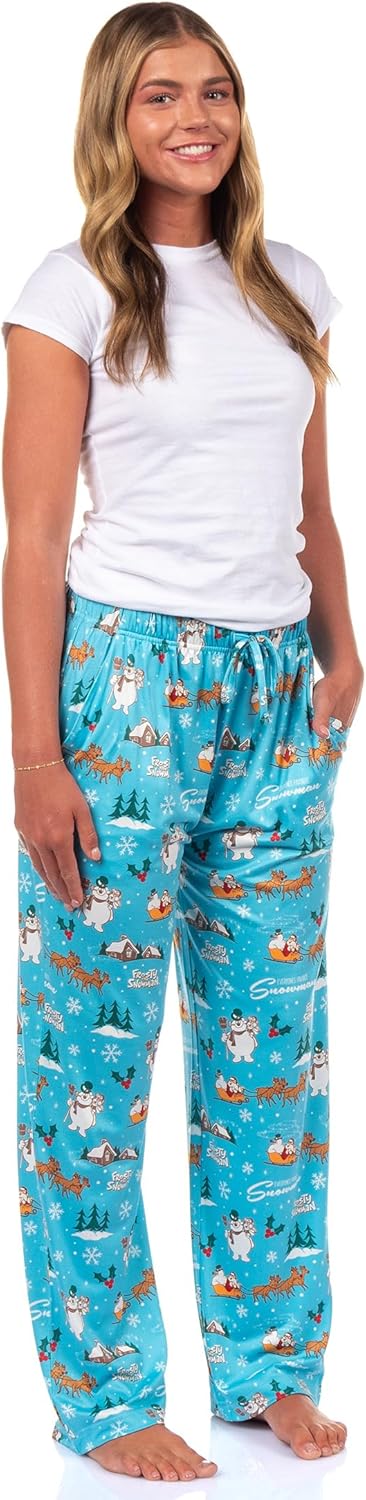 Frosty The Snowman Pajama Pants Women's Everyone's Favorite PJ Lounge Bottoms - Image 2