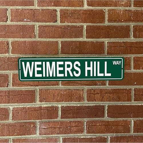 Vista 53 de Ohio Mountains Pick Your Mountain Compatible/repuesto para Ballards Hill United States Mountain Aluminio Metal Tin Street Sign Style decoración