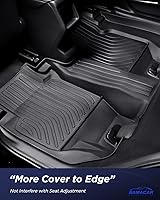 Vista 4 de BAMACAR Alfombrilla de maletero forro de carga para Honda HRV 2022 2021 2020 2019 2018 2017 2016 Todo clima impermeable antideslizante 1ra 2da fila