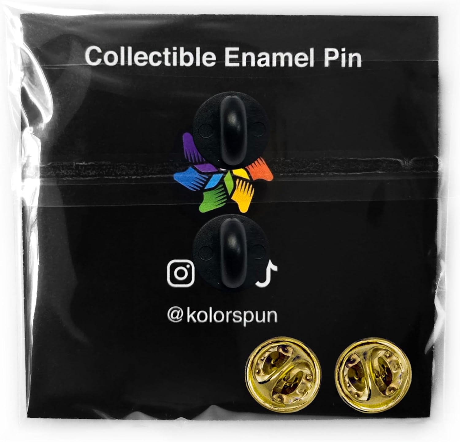 Kolorspun Corn Dog Enamel Lapel Pin - Image 3