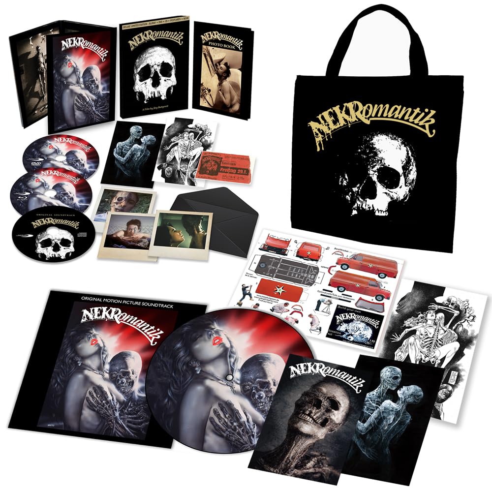 Nekromantik (Deluxe Limited 100 Copies Bag Edition) (Blu-​Ray + Dvd + Cd + Picture Disc Vinyl + Book + Postcards + Art Inserts)