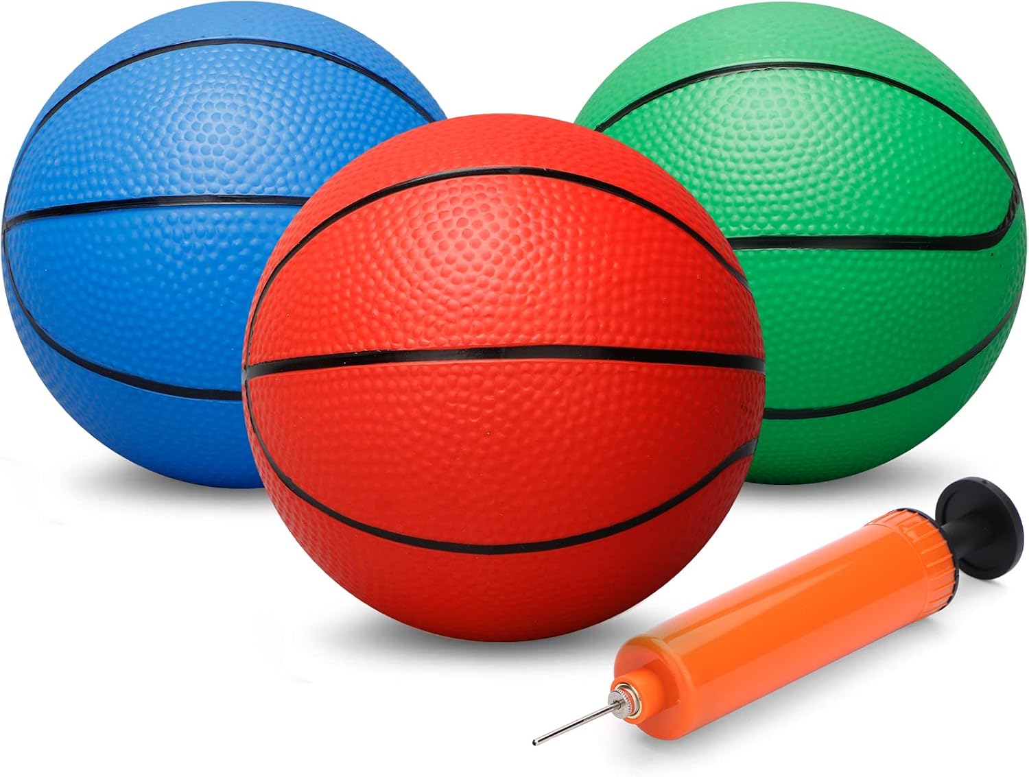 Umnodobn 7 INCH Basketball for Indoor Basketball Mini Hoops