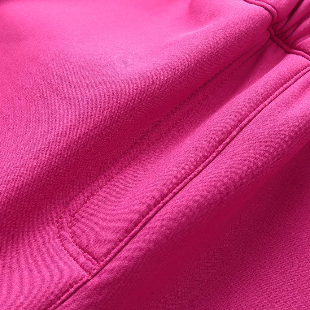RPixc Softshellbroek voor kinderen, ademend, waterdicht, warm, voor