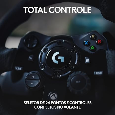COMOBELIEF Volante Logitech G923 para Xbox Series X|S, Xbox One e PC com Force Feedback TRUEFORCE, Pedais Responsivos, Launch Control e Acabamento em Couro