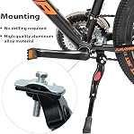 Souke Sports Kickstand de vélo réglable pour 24-26 pouces Centre de vélo-Mont Aluminium Kick Stand