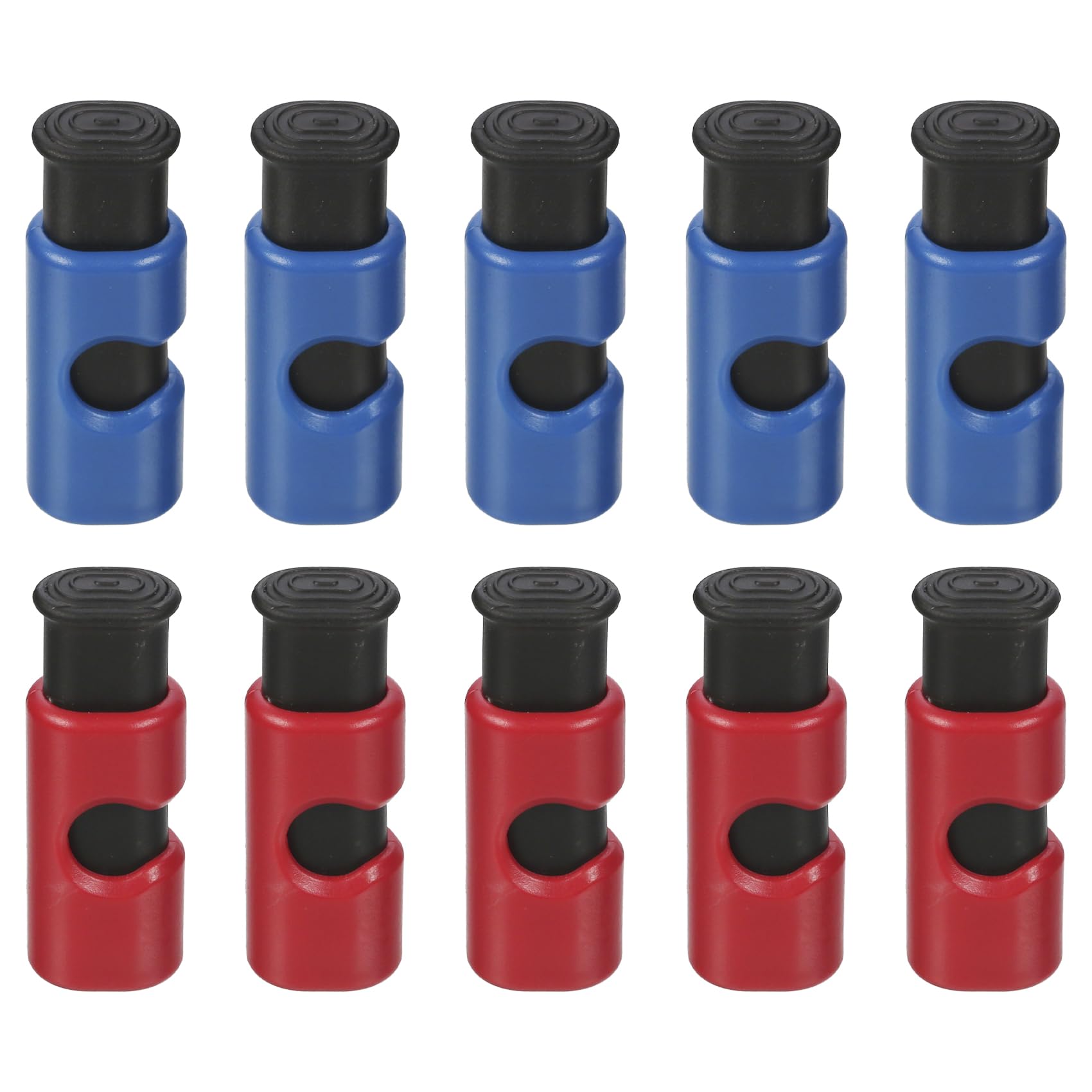10 Pcs Bag Clips, Squeeze and Lock Bread Bag Clips for Food Storage 5 Red&5 Blue