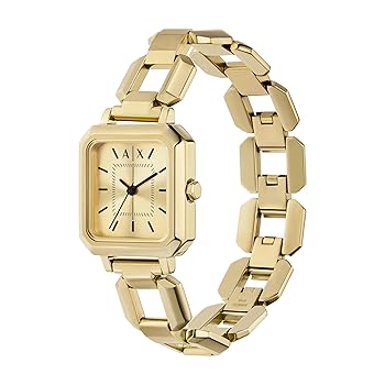 Amazon.com: A｜X ARMANI EXCHANGE Women's Square Three-Hand