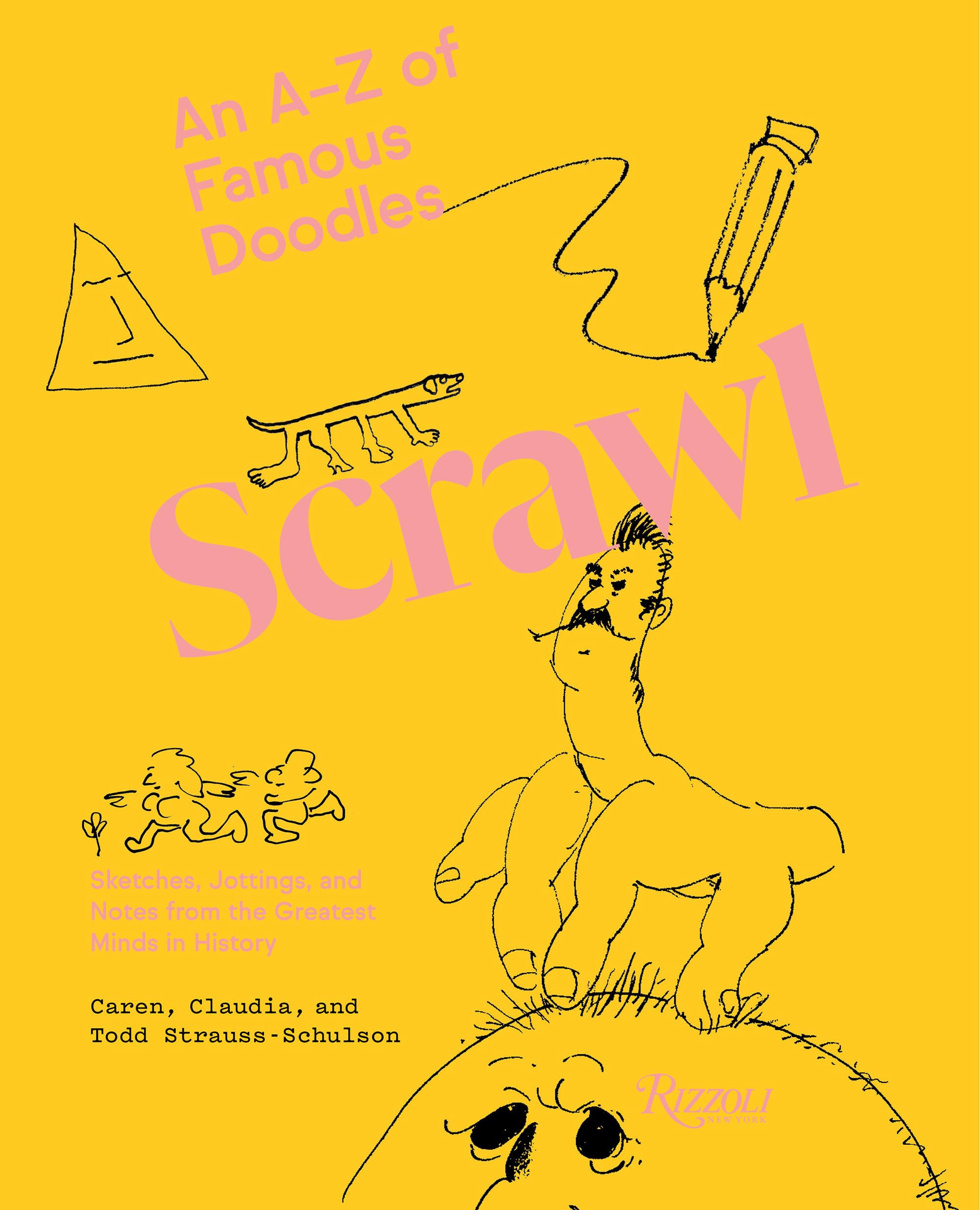 Scrawl: An A to Z of Famous Doodles Livre d'Art Illustré Relié