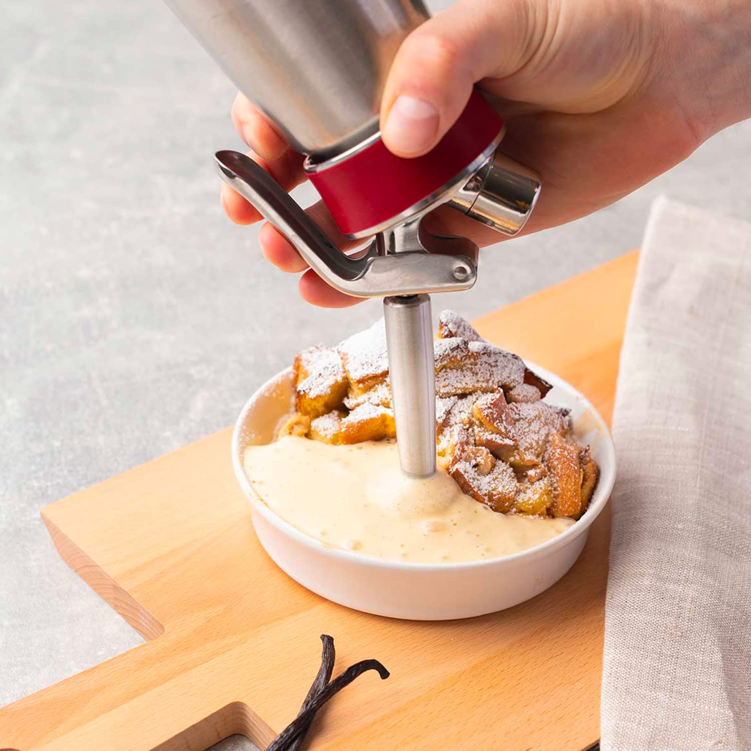 Colichef Sifone professionale a Chantilly iSi Gourmet Whip 1/2 litri (500 ml) / perfetto per preparazioni calde o fredde (chantillys ed espuma). La scelta dei più grandi chef del mondo intero