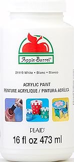 Apple Barrel Acrylic Paint in Assorted Colors (16 Ounce), 21119 White