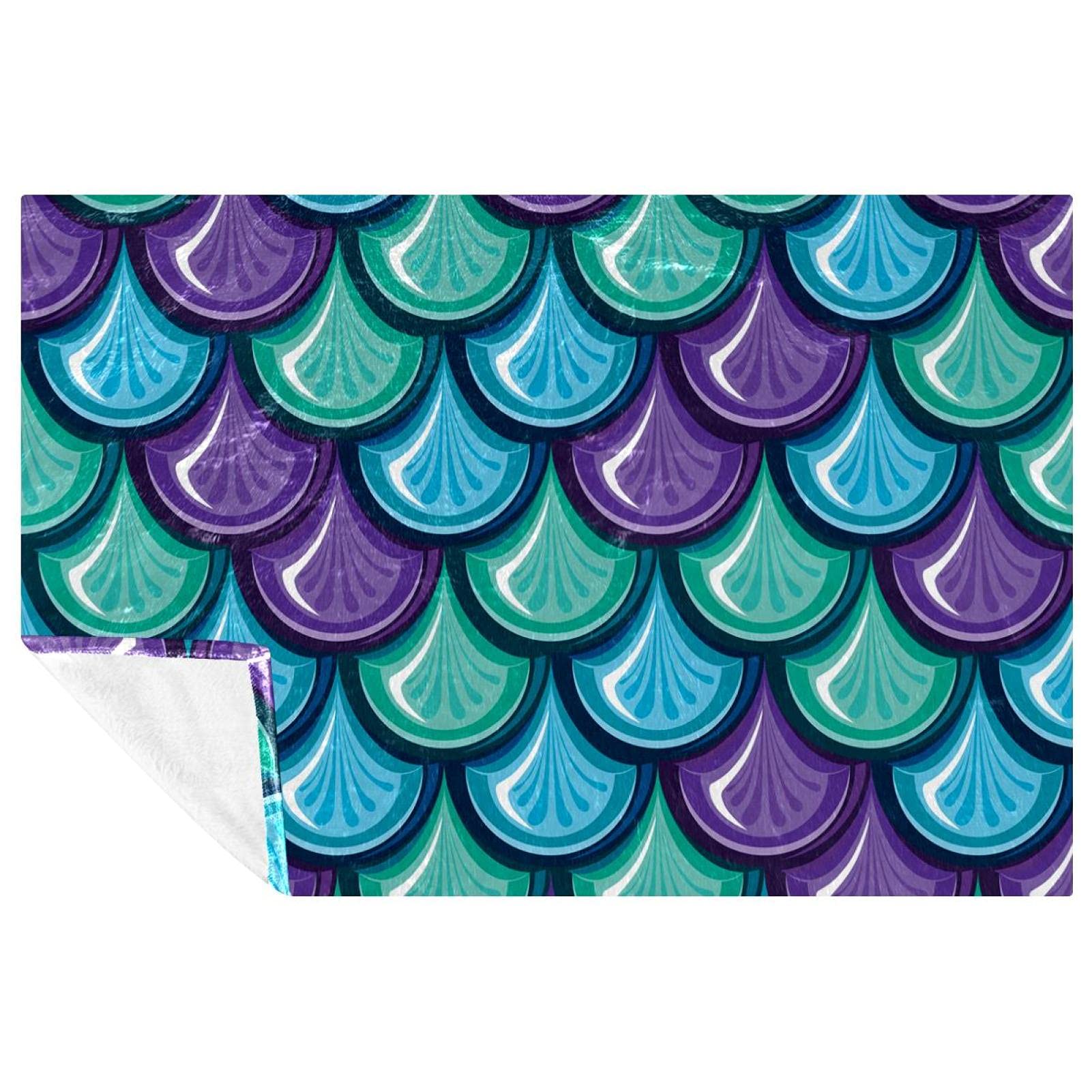 Couverture douce et chaude motif dragon pour lit, canapé, pique-nique et plage