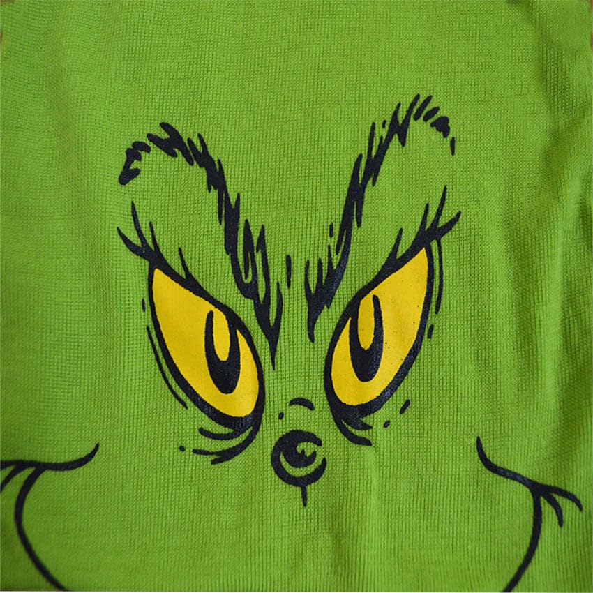MJC Boys Dr. Seuss Grinch Toddler Hooded One Piece Pajamas2