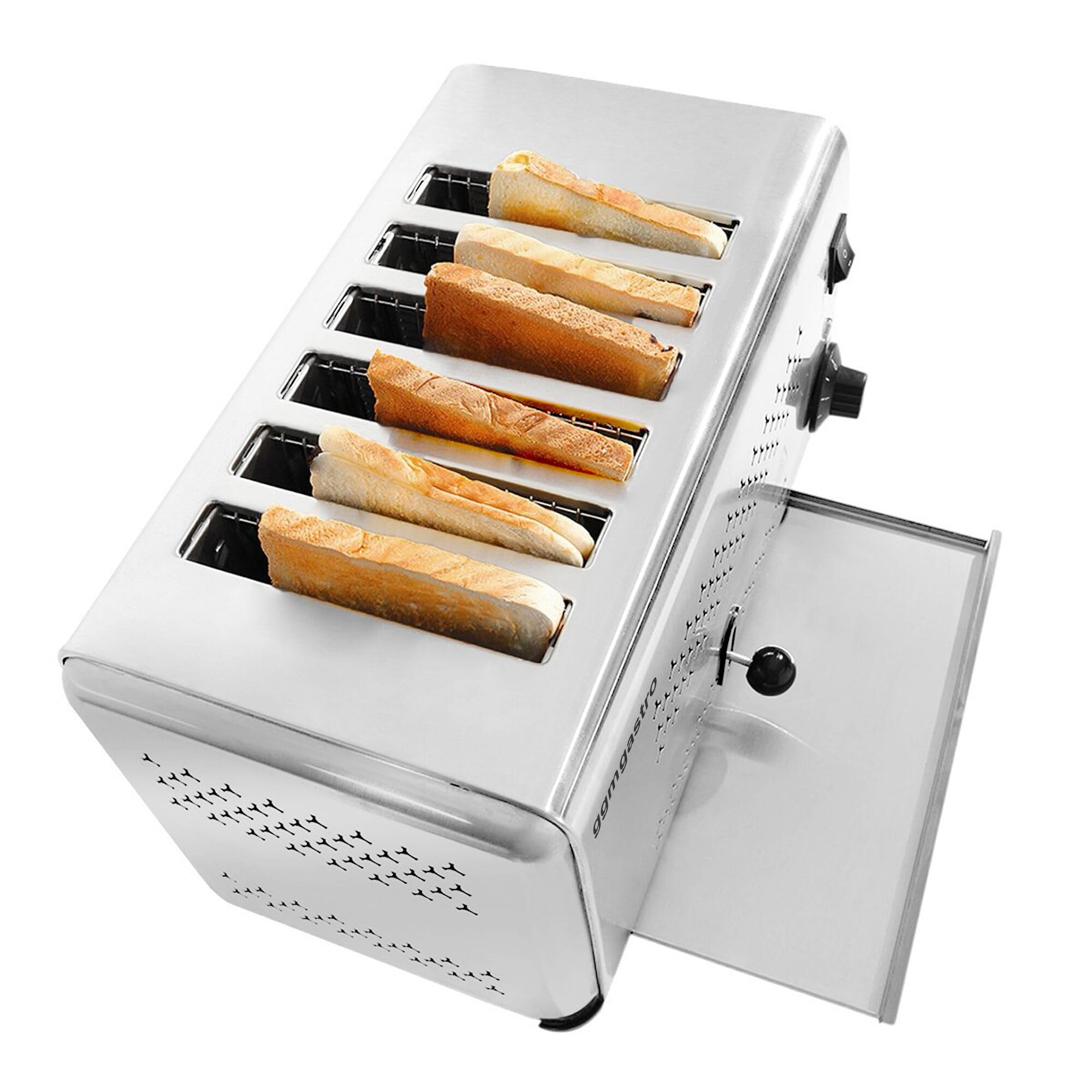 GGM Gastro | TOET6 | Toaster - 1,8 kW - für 6 Scheiben