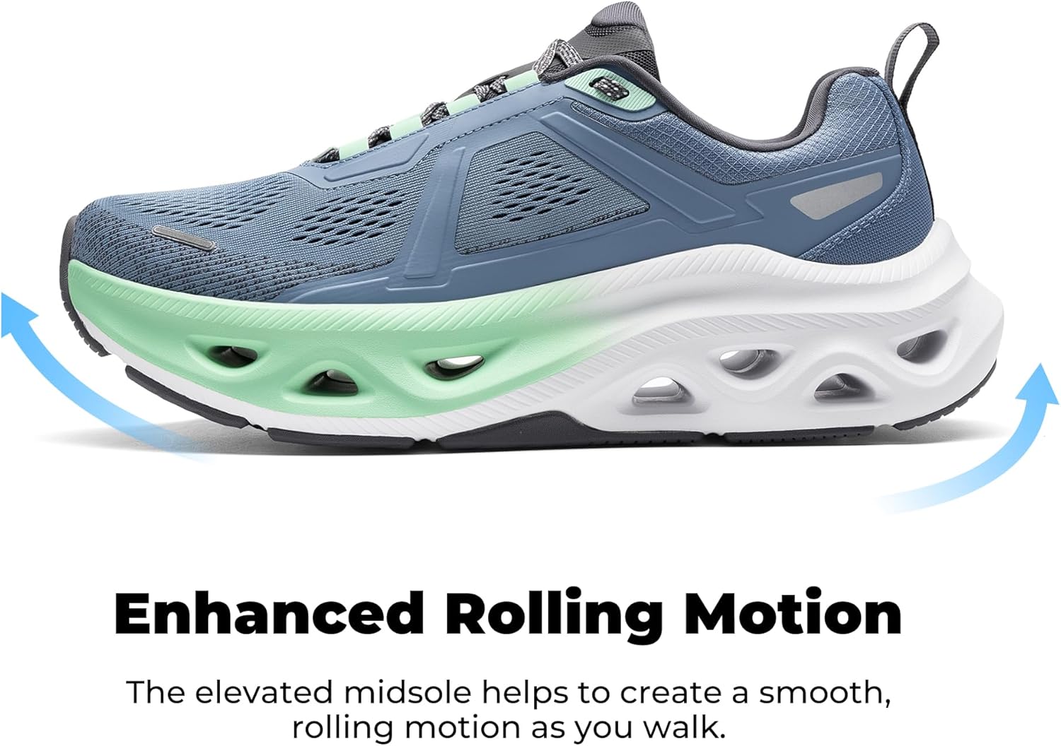 NORTIV 8 Men's Comfortable Walking Shoes MovePropel Athletic Breathable Gym Workout Tennis Jogging Cross Training Non Slip Fashion Running Sneakers - Image 6