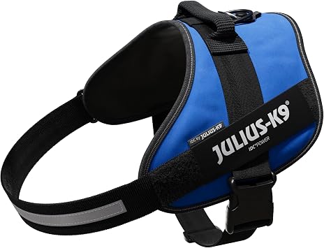 JULIUS-K9 IDC Powerharness, 3XL, no pull dog harness, Blue