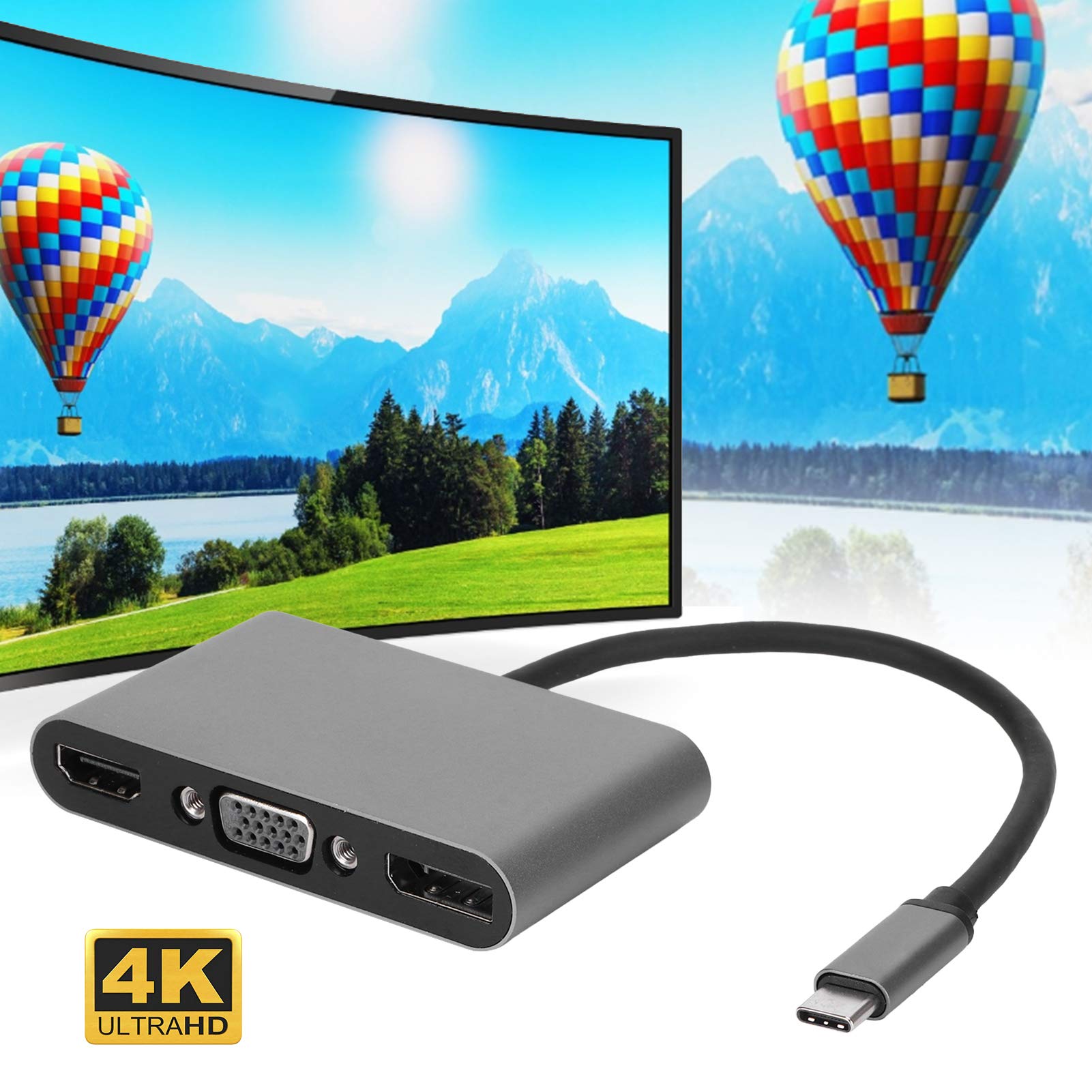 5 w 1 Stacja Dokująca USB C, VGA USB PD