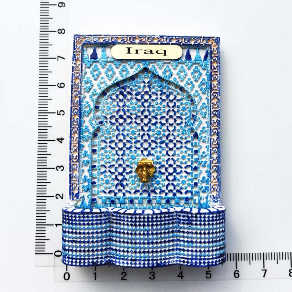 3D Iraq magnete frigorifero viaggio souvenir regalo adesivo