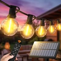Catena Luminosa Esterno Solare Giardino - 15M G40 Lampade Solari Giardino