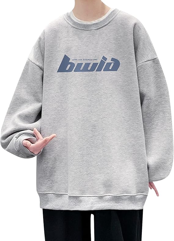 Amazon Co Jp トレーナー メンズ 長袖 秋 Fulorrita パーカー メンズ 長袖 七分袖 スウェット プルオーバー ゆったり カジュアルおおきいサイズ 人気 服 メンズ 春夏秋冬服 トレーナー ストリート系 コート 韓国 春秋冬 ファッション