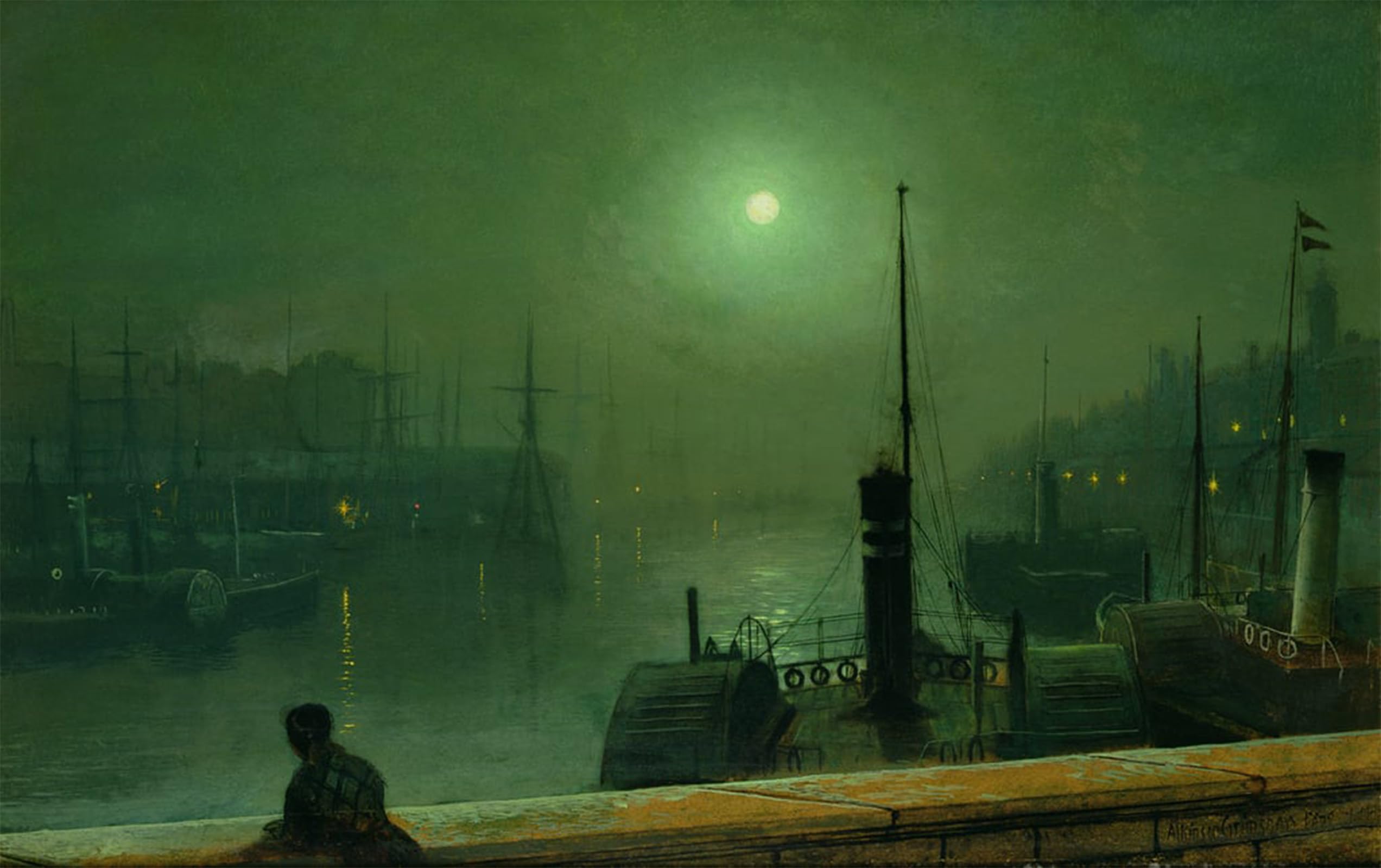 Affiche de Arts Grimshaw Clyde Glasgow - Poster Toile Décoration Murale - 5
