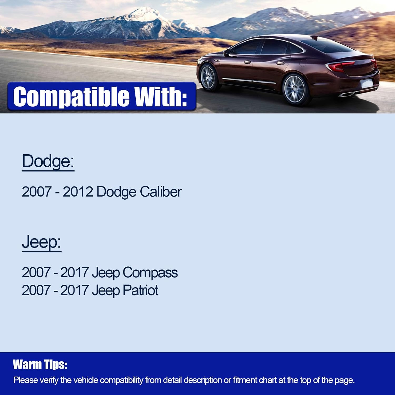 LCWRGS Front Lower Control Arm w/Ball Joints Fits forJeep Compass/Patriot 2007-2017, Fit for Dodge Caliber 2007-2012, K620065 K620066-2 pcs