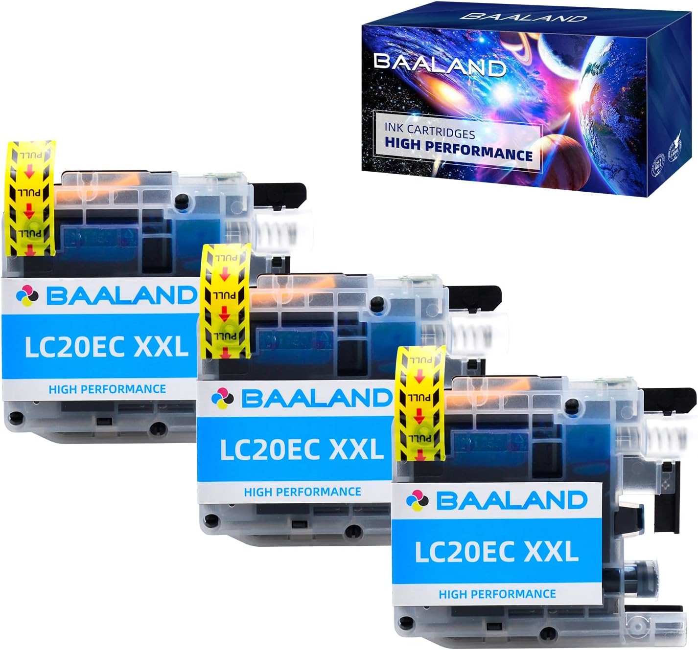 Compatible LC-20E Cyan LC20E Ink Cartridge Super High Yield Replacement
