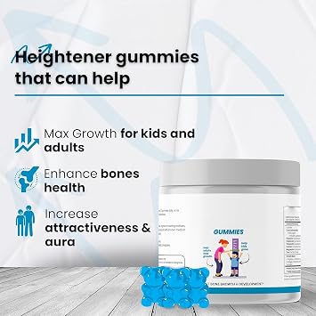 Height Boosting Gummies - Natural for Kids, Teens & Adults
