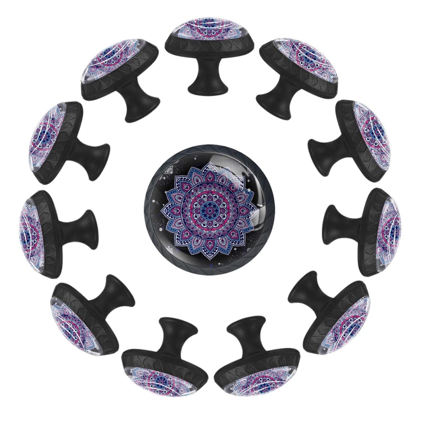 Boutons de tiroir mandala pour rénover facilement une vieille commode de chambre d'enfant