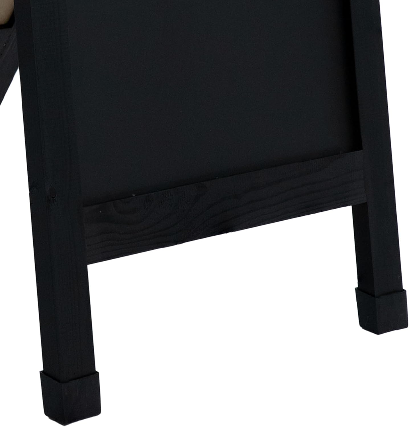 Sunnydaze Magnetic A-Frame Chalkboard Sign - Chalk Sandwich Board Sidewalk Sign - 40" x 20" - Black