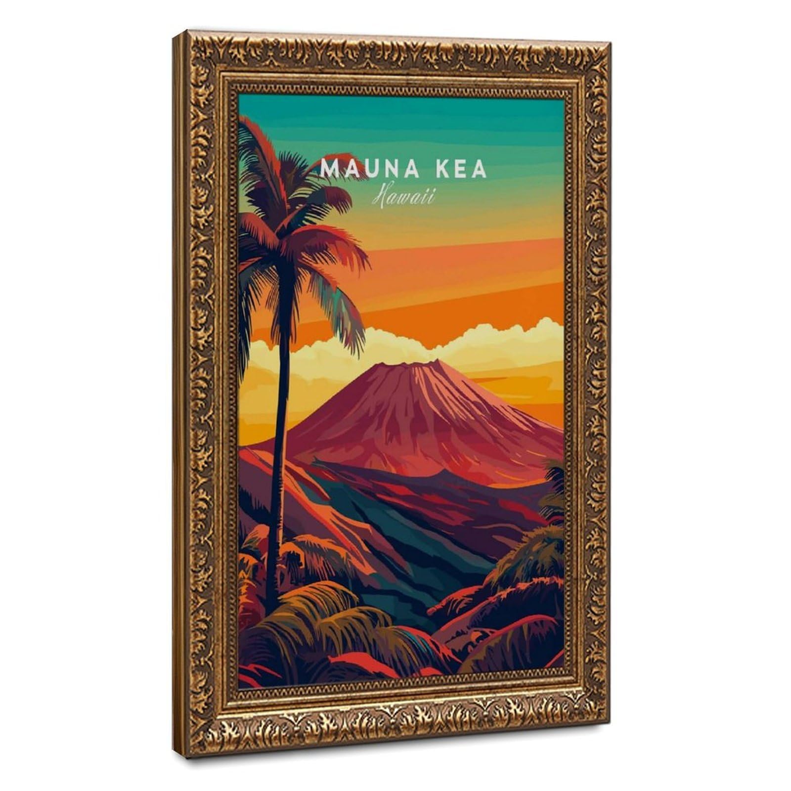 Bareronor Mauna Kea (2) Canvas Poster Bedroom Decor Landscape Office Room Decor Gift 20" L X 30" W