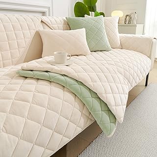 GKXLH New Sofa Cover Washable - Soft Milk Fleece Sofa Covers 1 2 3 Seater