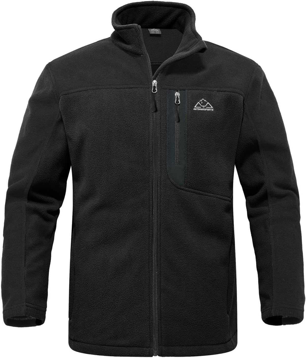 Rdruko Men's Fleece Jackets Full Zip Lightweight Outdoor Hiking Jackets Winter Coats
