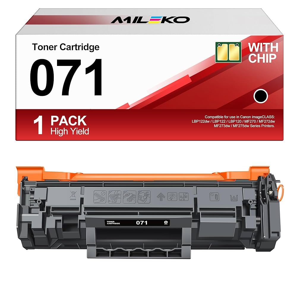 Amazon.co.jp: 071ブラックトナーカートリッジ 1パック Canon